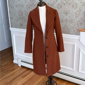 J. Crew Rich Brown Trench Coat